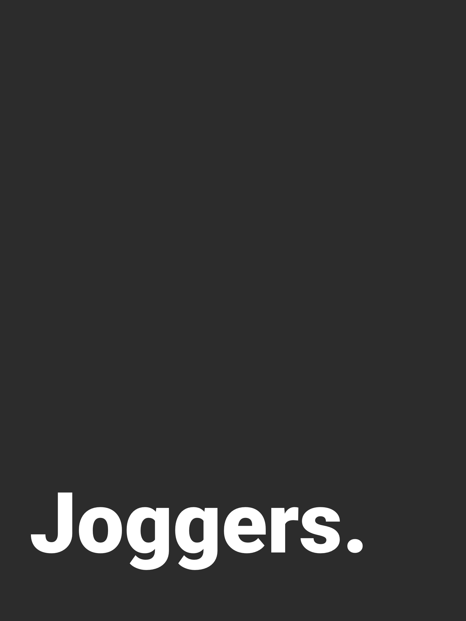 Joggers
