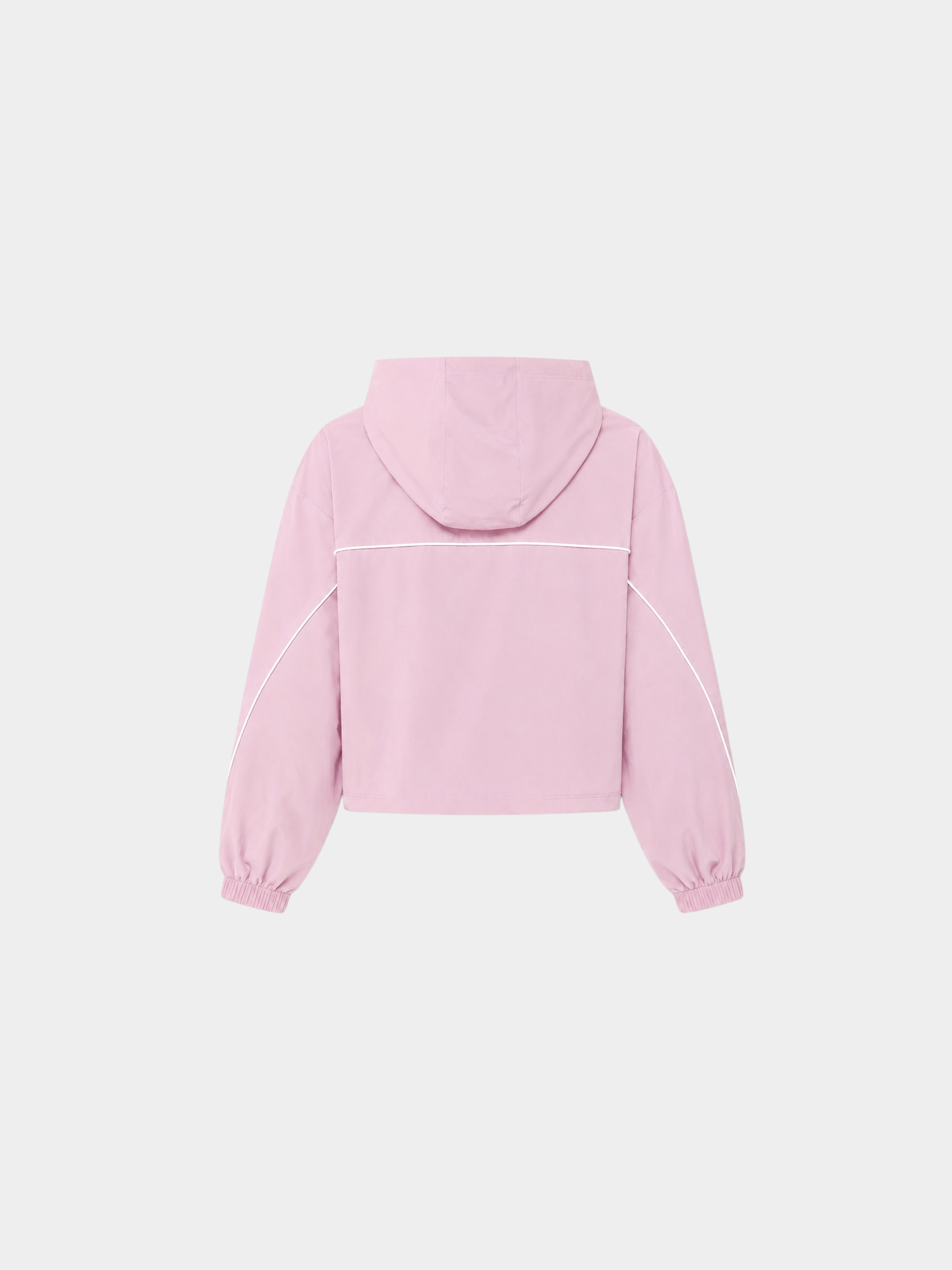 Contour Hooded Jacket in Blush Pink by Gallenn – product view 4