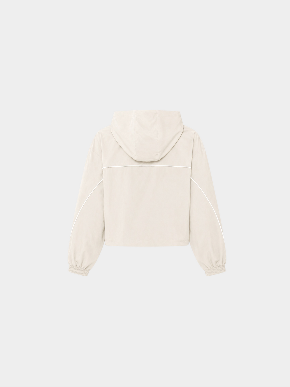Contour Hooded Jacket in Ivory by Gallenn – product view 4