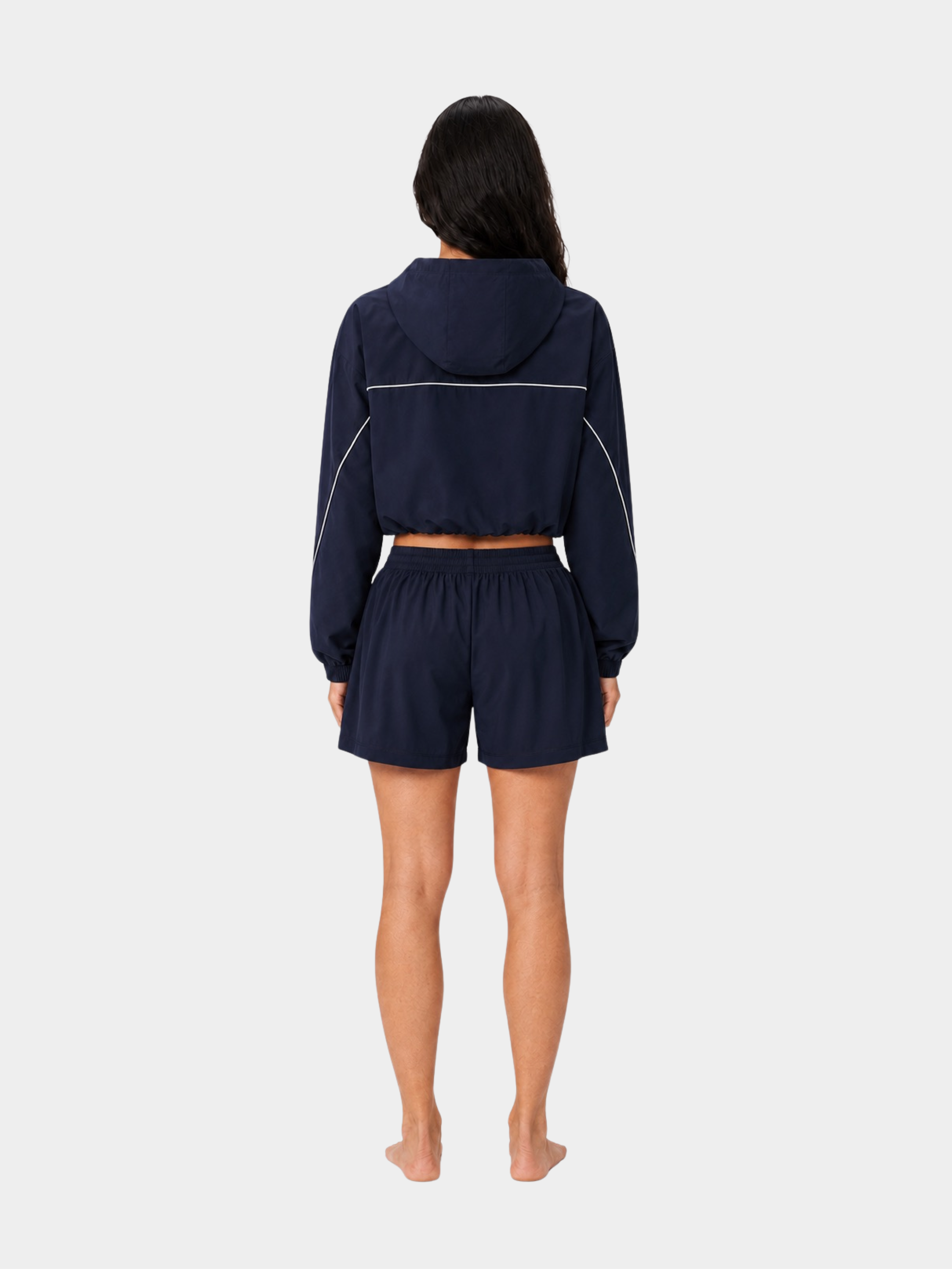 Contour Short in Navy by Gallenn – product view 3