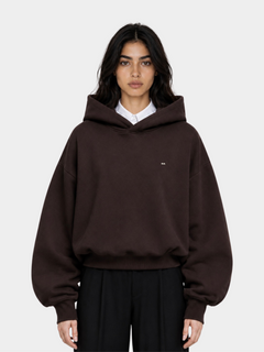 Hoody Hoo Hoodie in Ash Brown by Gallenn – product view 1