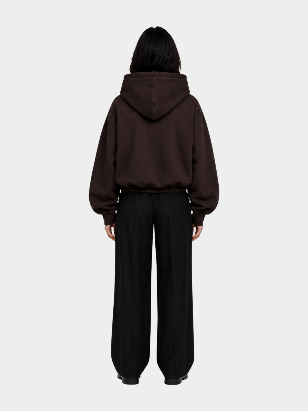 Hoody Hoo Hoodie in Ash Brown by Gallenn – product view 6