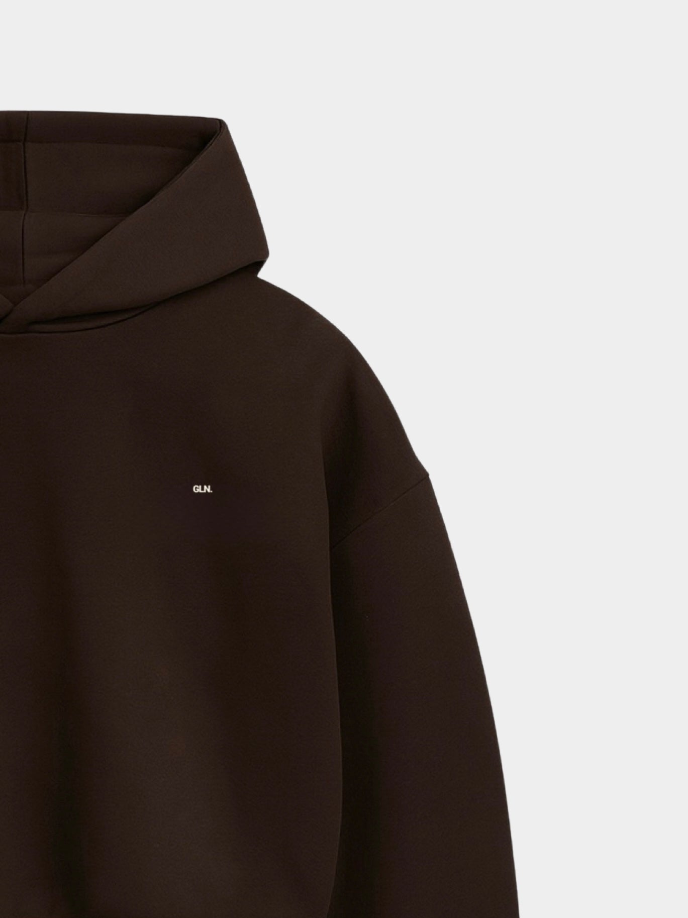 Hoody Hoo Hoodie in Ash Brown by Gallenn – product view 7