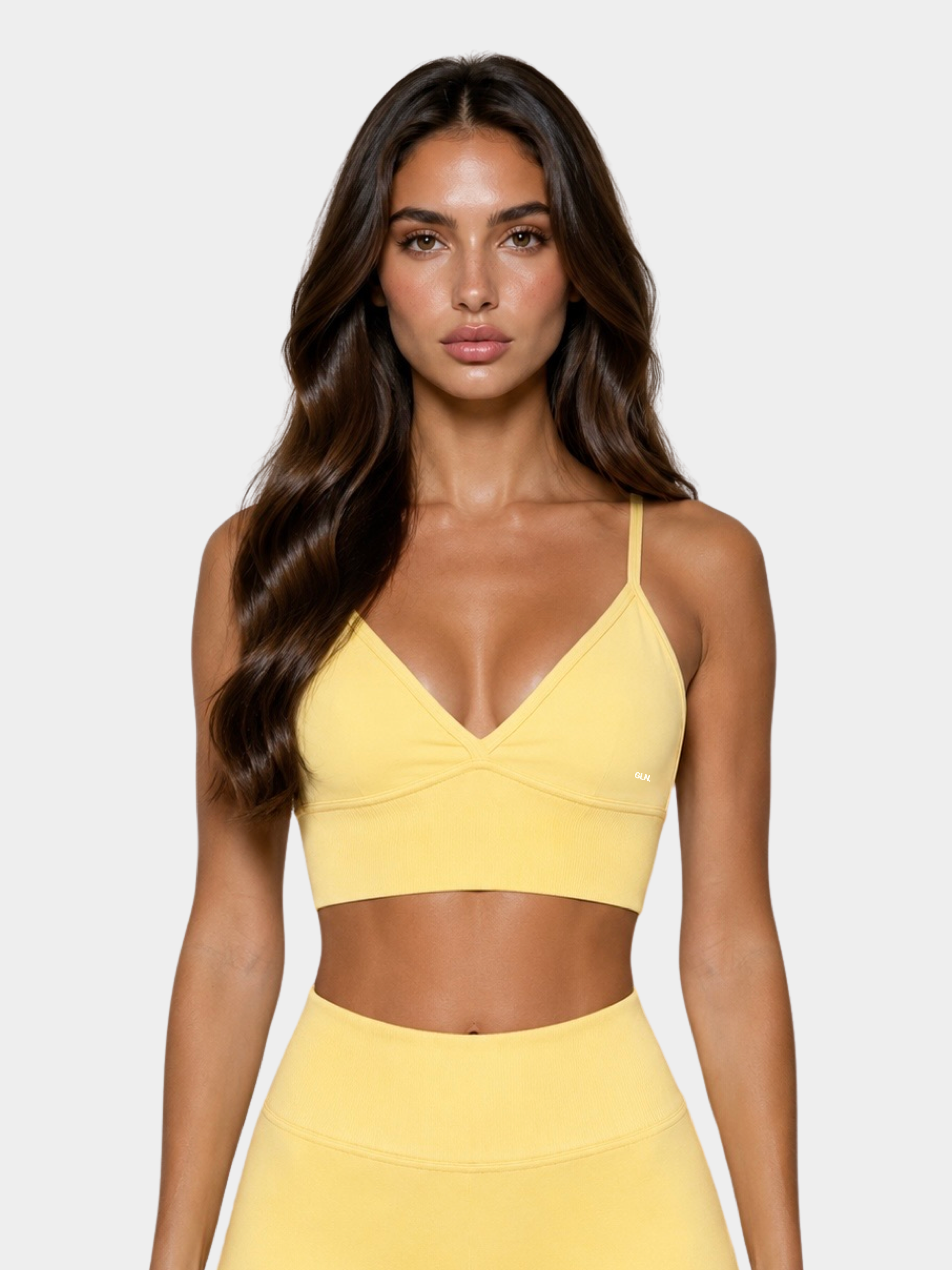Livia Bra Butter Yellow Activewear