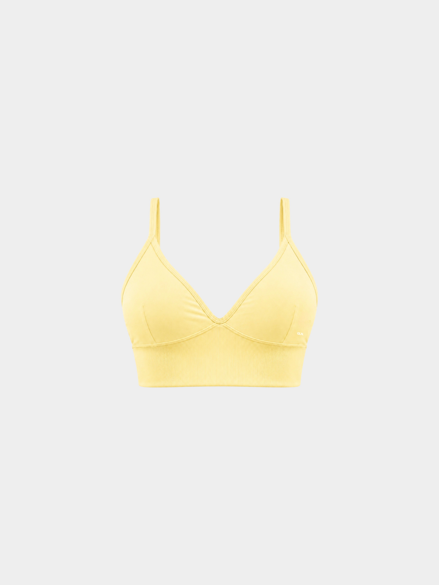 Livia Bra Butter Yellow Activewear