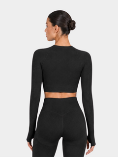 SCULPT Top in Black by Gallenn – product view 3