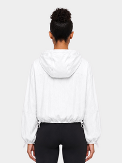 Sky Cocoon Jacket in Cloud White by Gallenn – product view 3