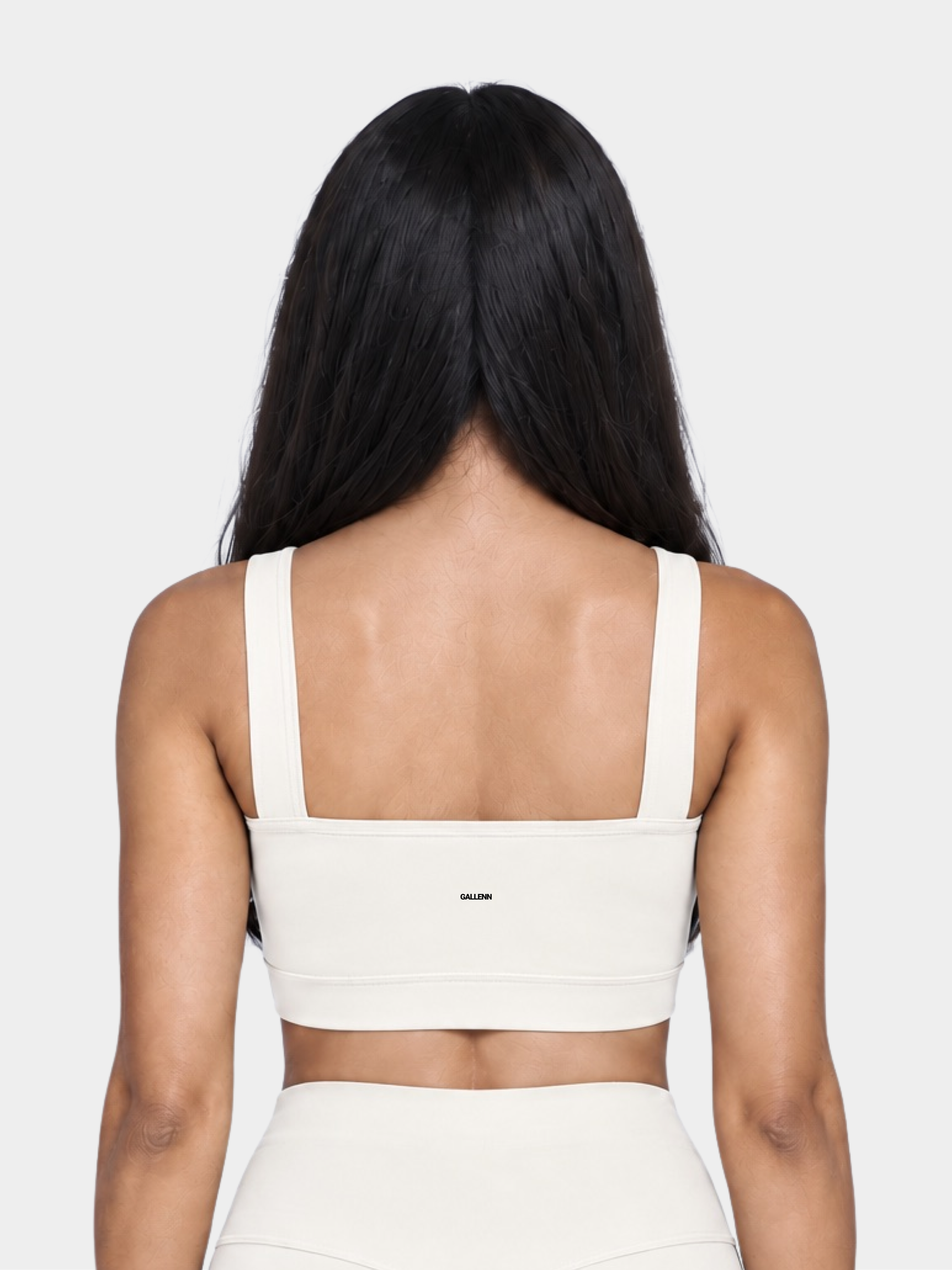 Woman wearing Allure in Ivory by Gallenn – back view