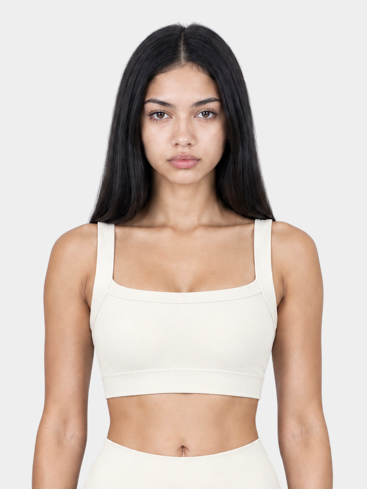 Woman wearing Allure in Ivory by Gallenn – front view
