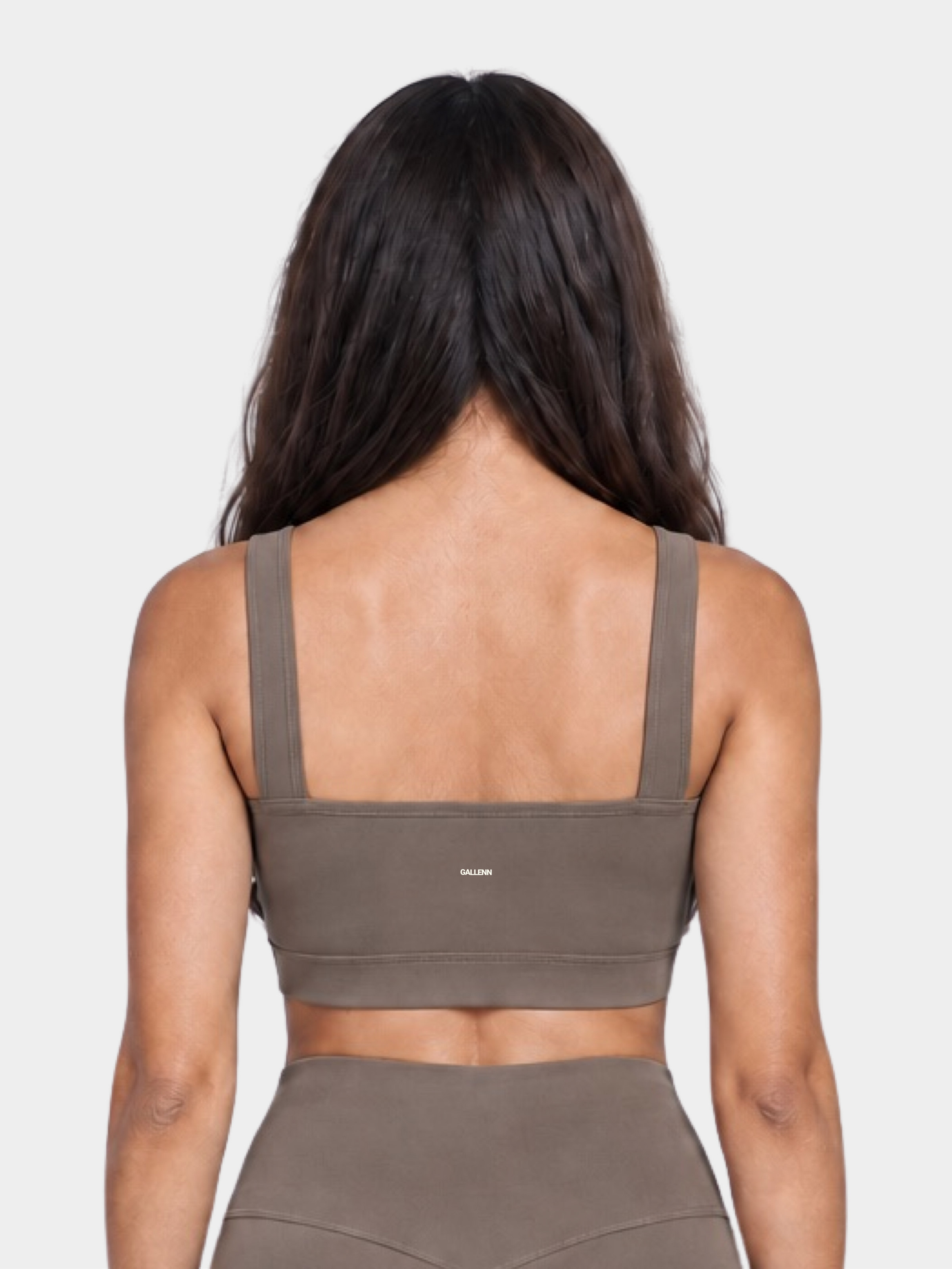Woman wearing Allure in Mocha by Gallenn – back view