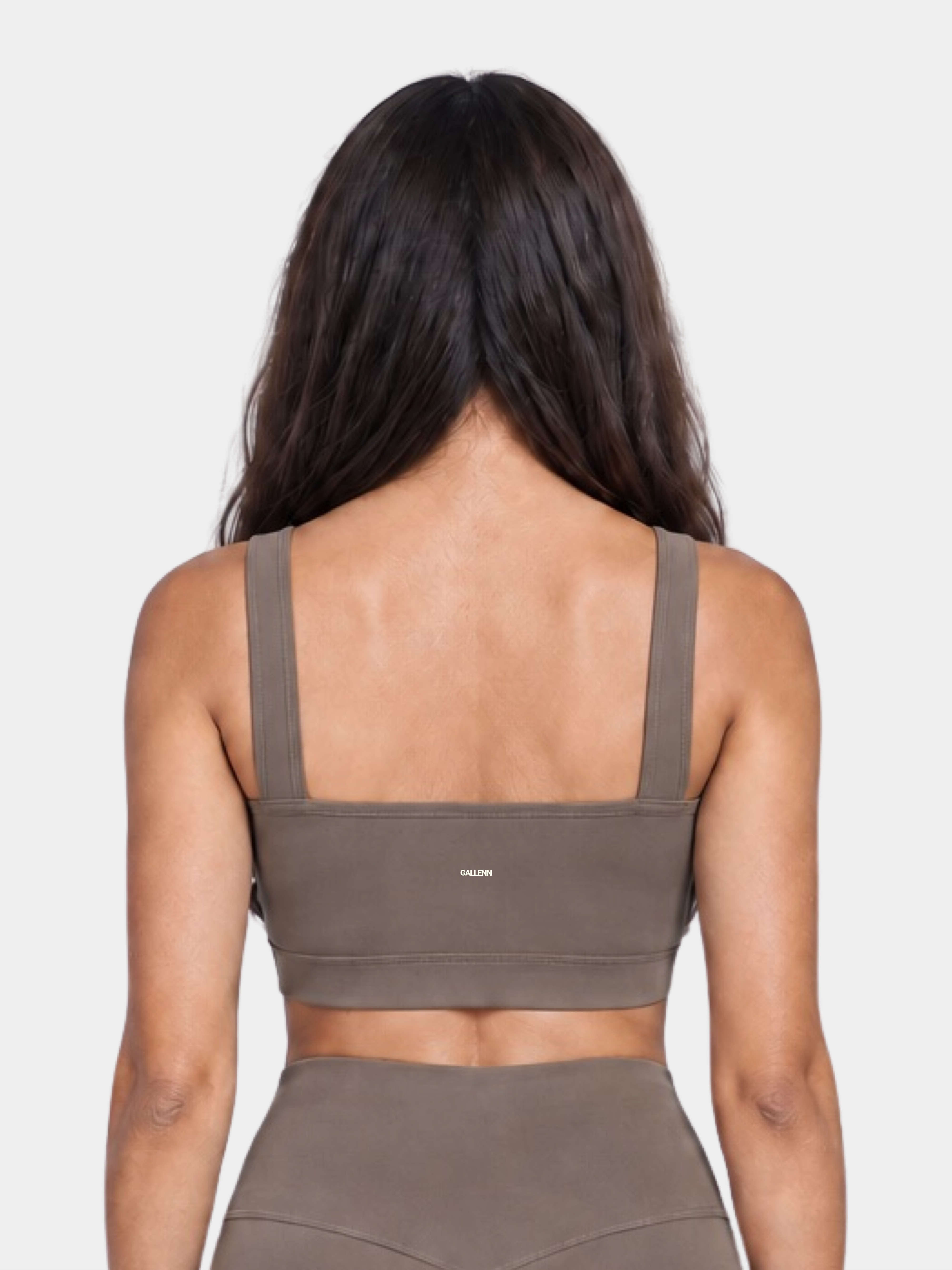 Woman wearing Allure in Mocha by Gallenn – back view