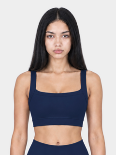 Woman wearing Allure in Navy Blue by Gallenn – front view