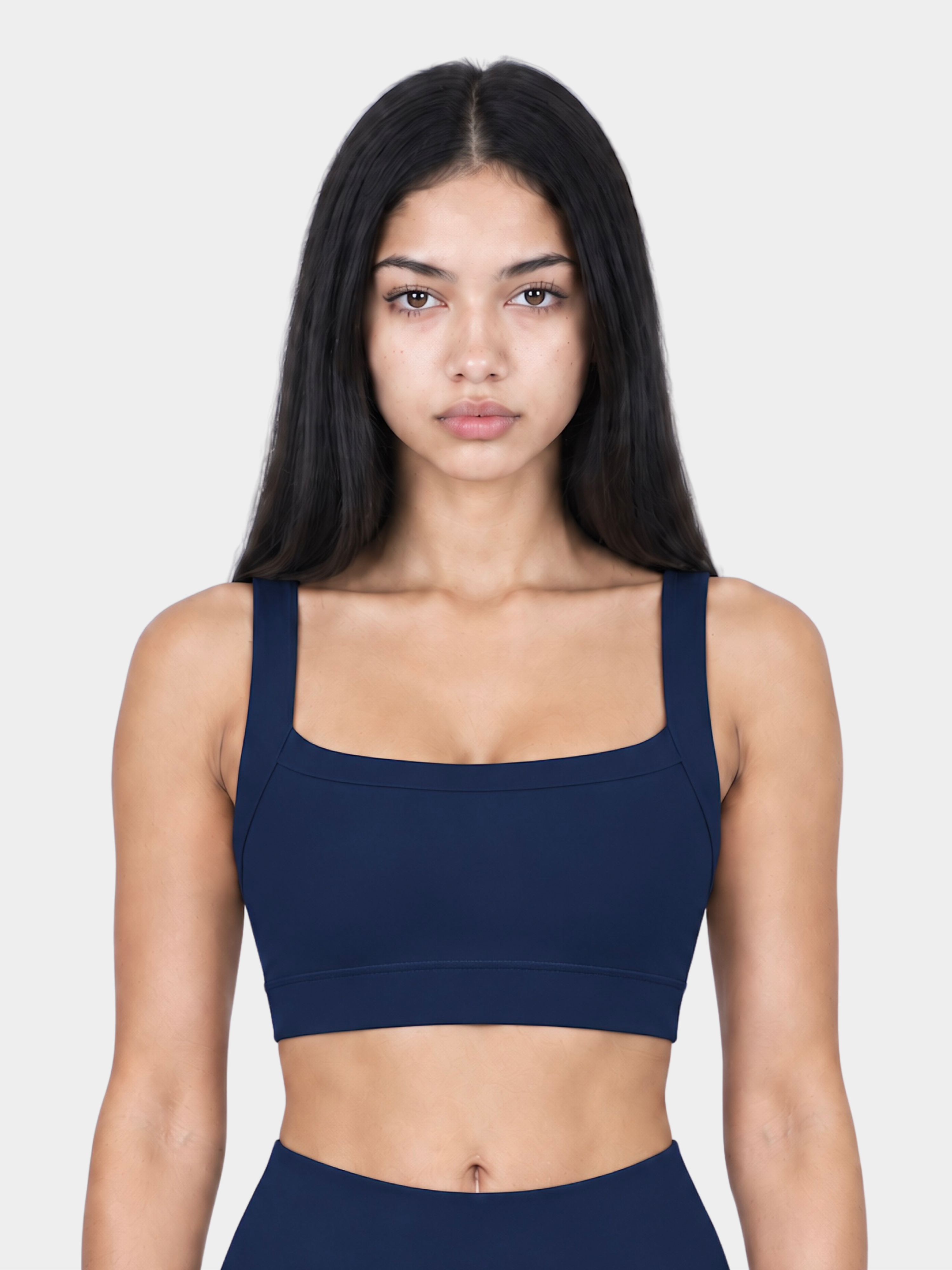 Woman wearing Allure in Navy Blue by Gallenn – front view
