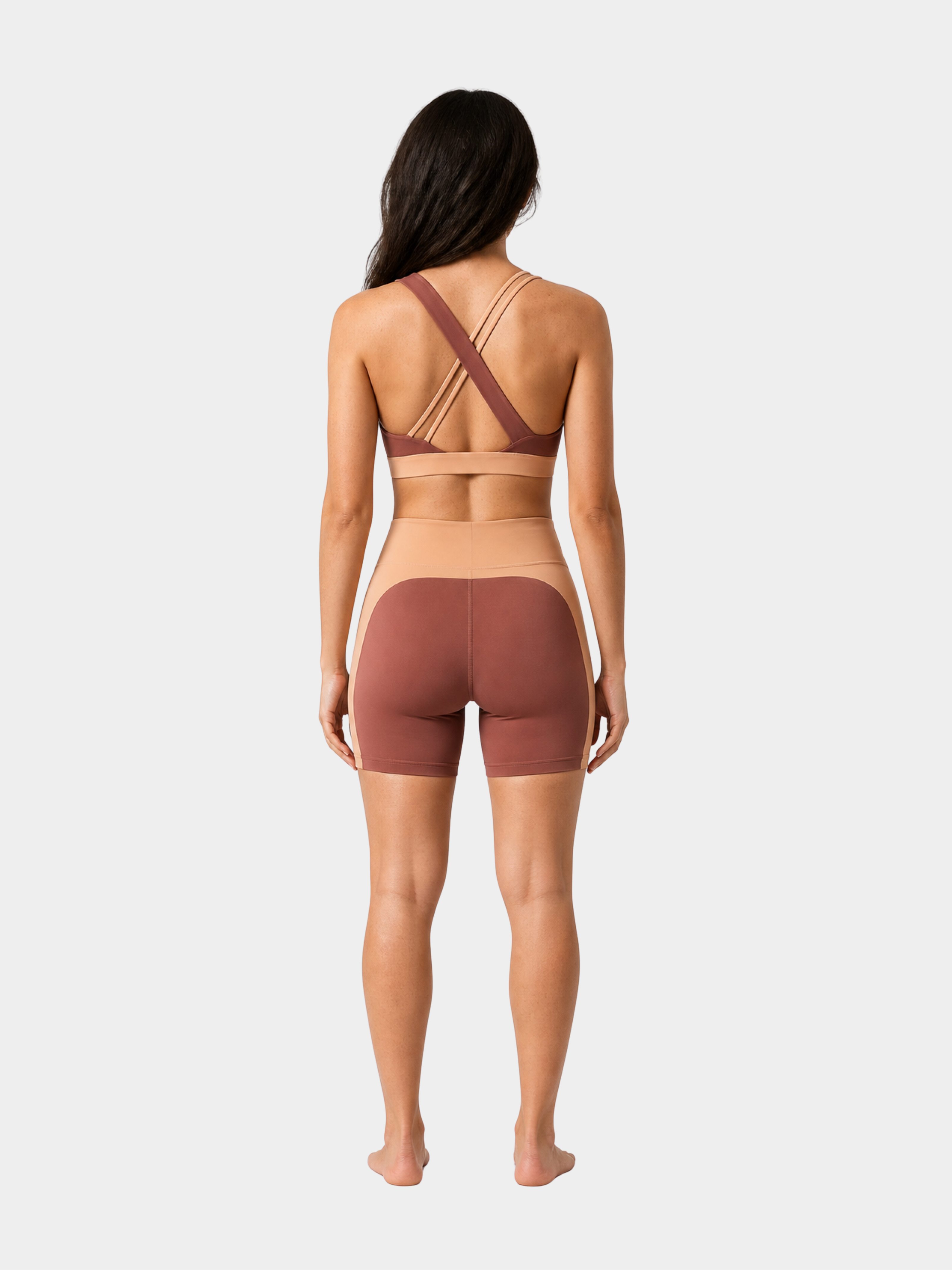 Élysée Short Cocoa Peach – Goslinger back view